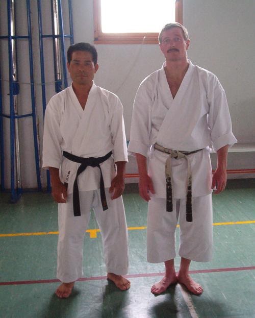 Hanshi Kikugawa Masanari og Sensei J. Dybdal · Italien